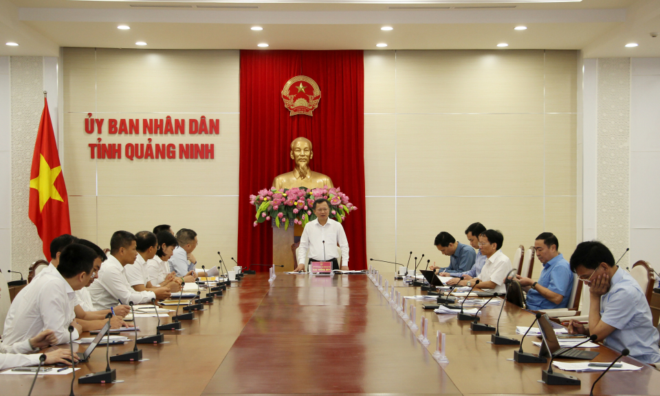 UBND tỉnh họp bàn giải pháp tháo gỡ khó khăn cho một số dự án