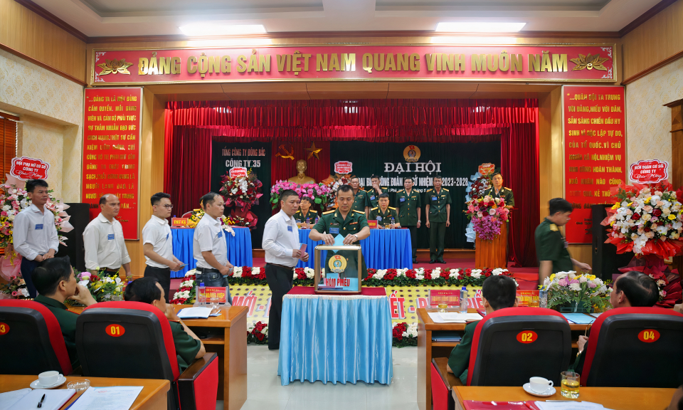 Tổng Công ty Đông Bắc hoàn thành Đại hội đại biểu Công đoàn cơ sở nhiệm kỳ 2023-2028