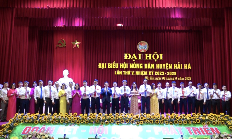 Đại hội nông dân huyện Hải Hà lần thứ V, nhiệm kỳ 2023 - 2028