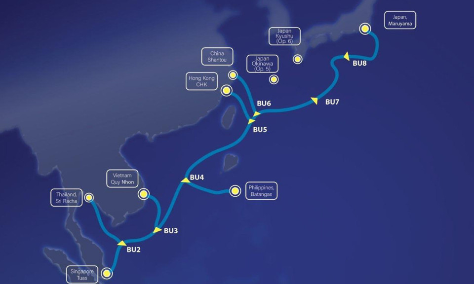 Tuyến cáp quang biển mới ADC sẽ được khai thác vào đầu năm 2024