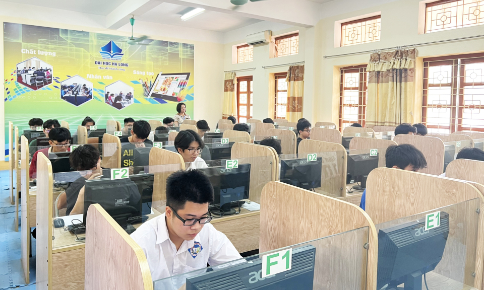 Lần đầu tiên có kỳ thi Đánh giá tư duy được tổ chức tại Quảng Ninh 