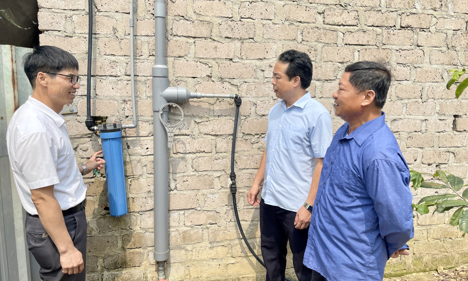 Đồng Triều nâng cao chất lượng sử dụng nước sạch cho người dân