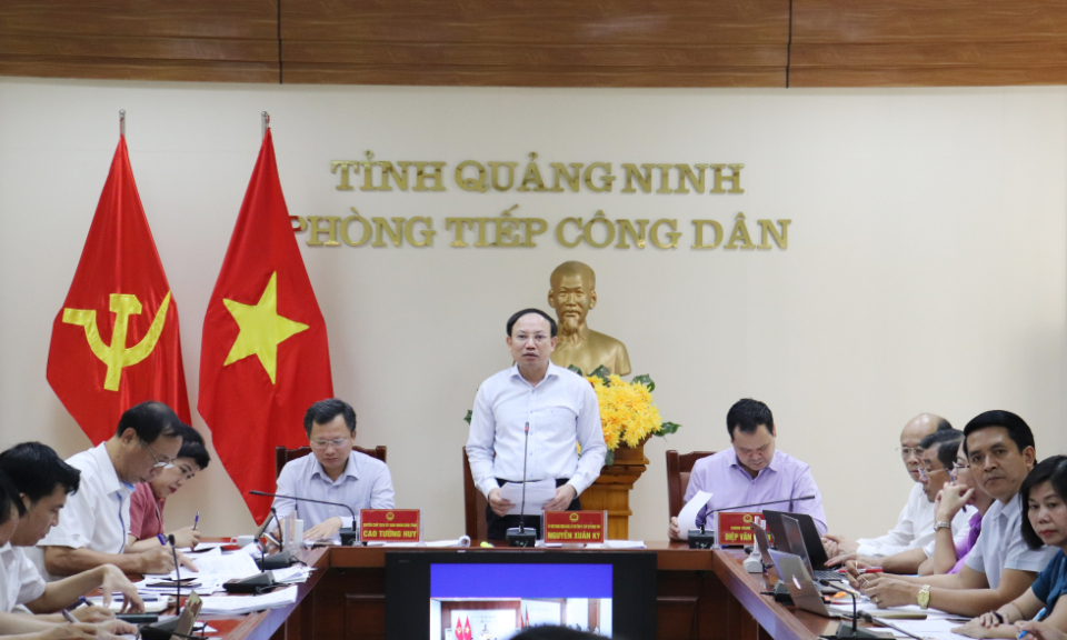 Đồng chí Bí thư Tỉnh ủy tiếp công dân thường kỳ tháng 6/2023