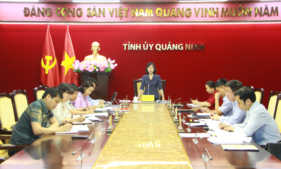 Cho ý kiến về Đề án nâng cao chất lượng đội ngũ công chức các Ban Xây dựng Đảng và Văn phòng cấp tỉnh