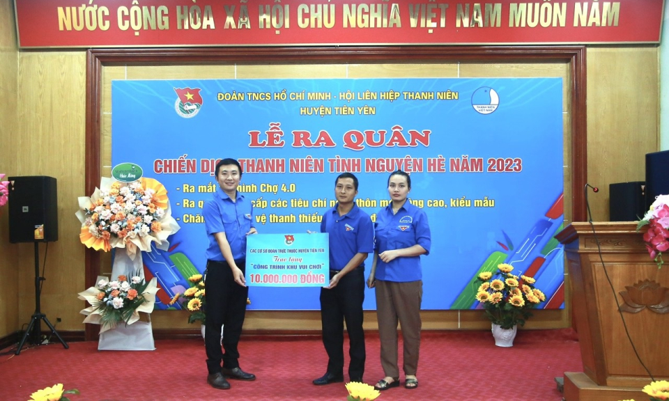 Tiên Yên ra quân chiến dịch Thanh niên tình nguyện hè năm 2023