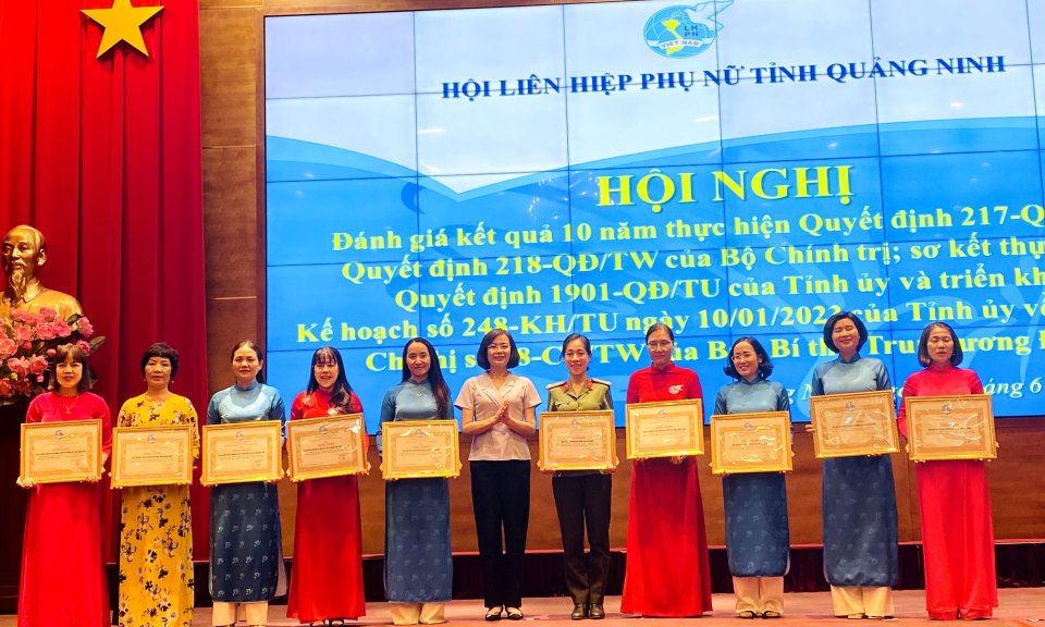 Hội LHPN Quảng Ninh tổng kết 10 năm thực hiện Quyết định số 217, 218-QĐ/TW của Bộ Chính trị