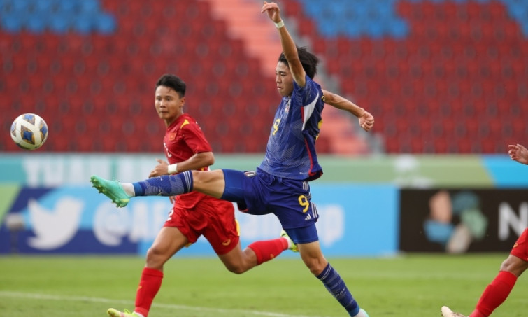 Việt Nam thua đậm Nhật Bản ở giải U17 châu Á