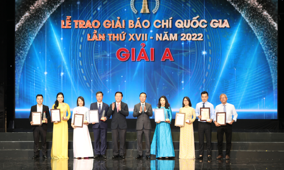 Quang Ninh Media Group won A prize of 17th National Press Awards