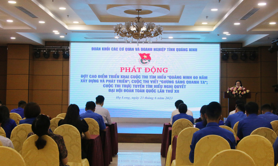 Đoàn Khối các cơ quan và doanh nghiệp tỉnh: Sơ kết công tác Đoàn và phong trào thanh niên 6 tháng đầu năm 