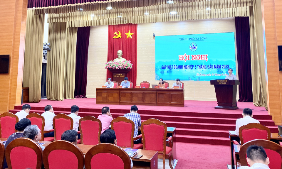TP Hạ Long gặp mặt doanh nghiệp 6 tháng đầu năm 2023