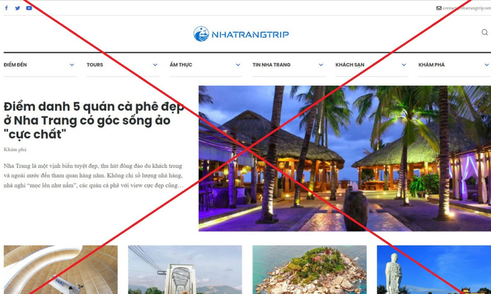 Đã chặn truy cập website vi phạm nhatrangtrip.net