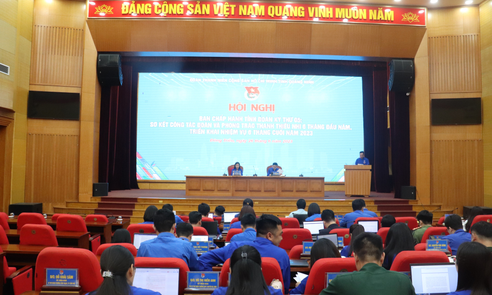 Sơ kết công tác Đoàn và phong trào thanh thiếu nhi 6 tháng đầu năm