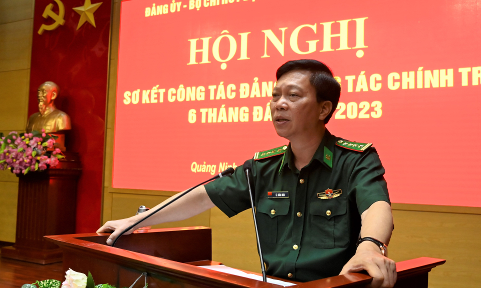 Đảng ủy BĐBP tỉnh: Triển khai nhiệm vụ công tác Đảng, công tác chính trị 6 tháng cuối năm