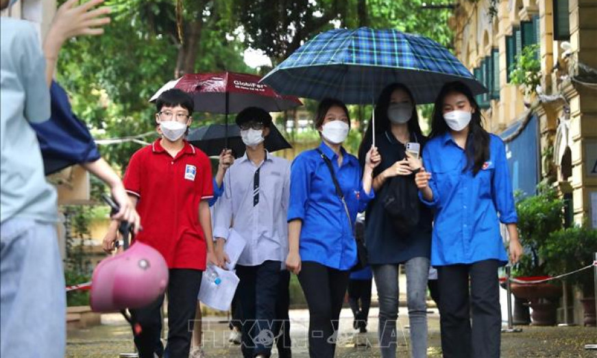 Thời tiết khá thuận lợi trên cả nước trong Kỳ thi tốt nghiệp THPT năm 2023