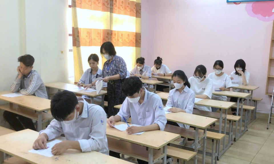 广宁省为参加2023年普通高中毕业考试的考试创造最便利的条件
