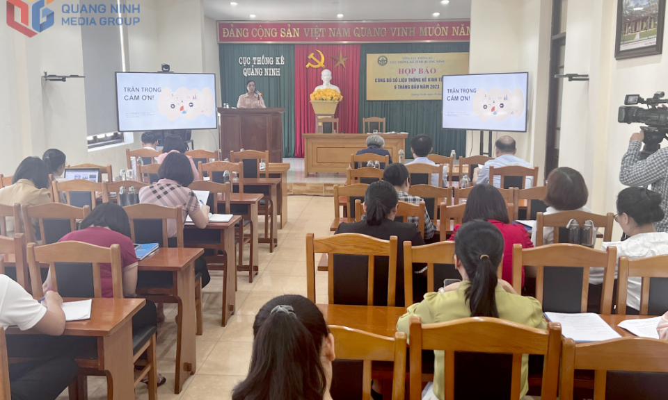Quảng Ninh: Công bố số liệu thống kê kinh tế - xã hội 6 tháng đầu năm 2023