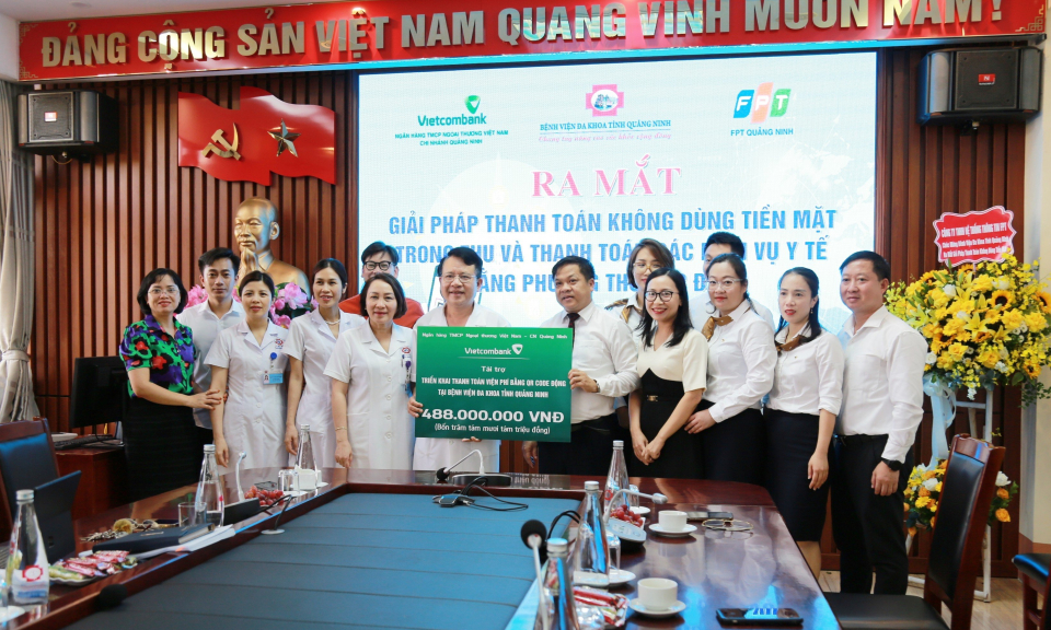Bệnh viện Đa khoa tỉnh Quảng Ninh triển khai thanh toán bằng QR code động