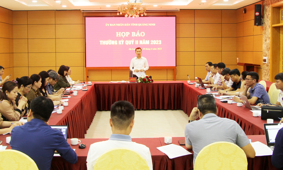 Họp báo thường kỳ quý II/2023