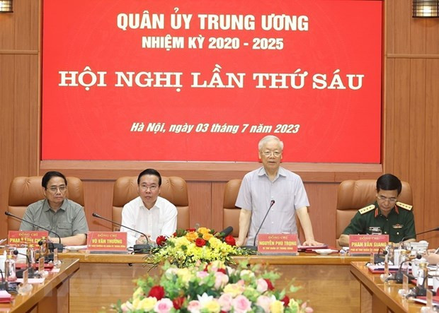 Tong Bi thu: Ren luyen doi ngu can bo quan doi theo tinh than '7 Dam' hinh anh 1