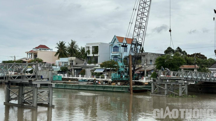 Vụ sập cầu tạm ở Trà Vinh: Chủ đầu tư hứa sửa lại cầu trong 1 tuần 1