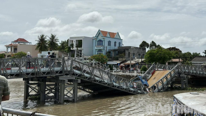 Vụ sập cầu tạm ở Trà Vinh: Chủ đầu tư hứa sửa lại cầu trong 1 tuần 4