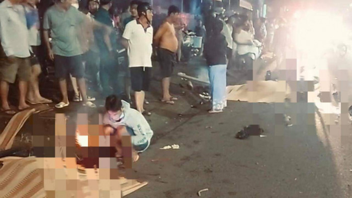 Hai anh em tử vong thương tâm sau va chạm xe khách ở Đồng Nai 1