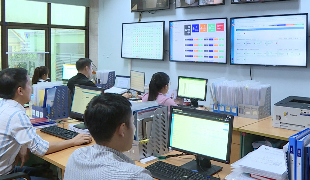Hệ thống theo dõi chỉ số môi trường tại Trung tâm Trung tâm Quan trắc Tài nguyên Môi trường (Sở TNMT tỉnh).