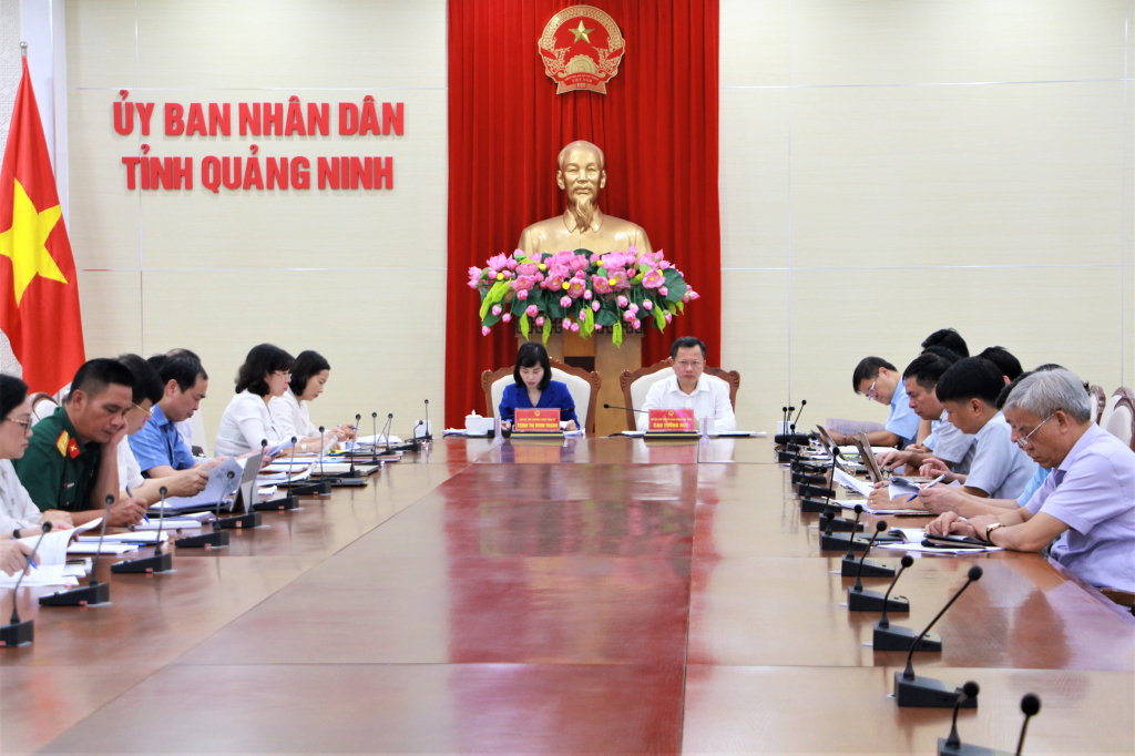 Các đại biểu dự Hội nghị tại điểm cầu tỉnh Quảng Ninh