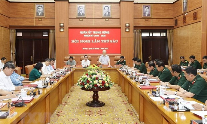 Tổng Bí thư: Rèn luyện đội ngũ cán bộ quân đội theo tinh thần '7 Dám'