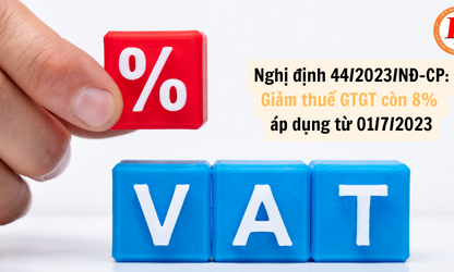 Nghị định số 44/2023/NĐ-CP quy định chính sách giảm thuế giá trị gia tăng