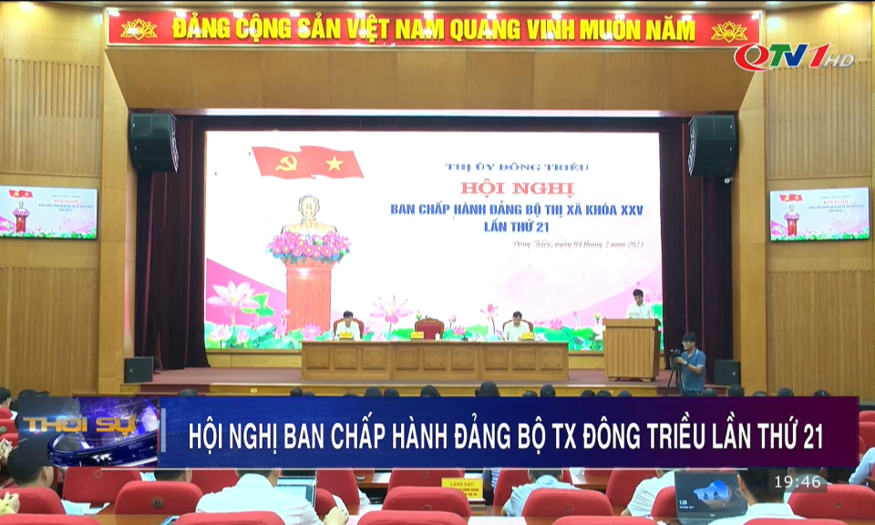 Phó Bí thư Thường trực Tỉnh ủy Trịnh Thị Minh Thanh đến dự, chỉ đạo Hội nghị Ban Chấp hành Đảng bộ TX Đông Triều lần thứ 21 và làm việc với Cục Hải quan tỉnh