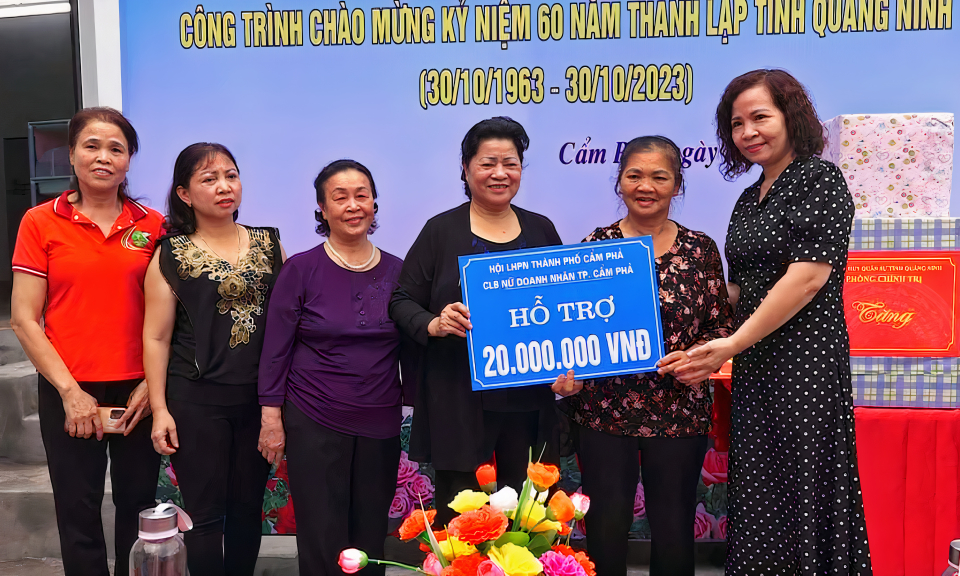 Phụ nữ Quảng Ninh tích cực thực hiện công tác an sinh xã hội