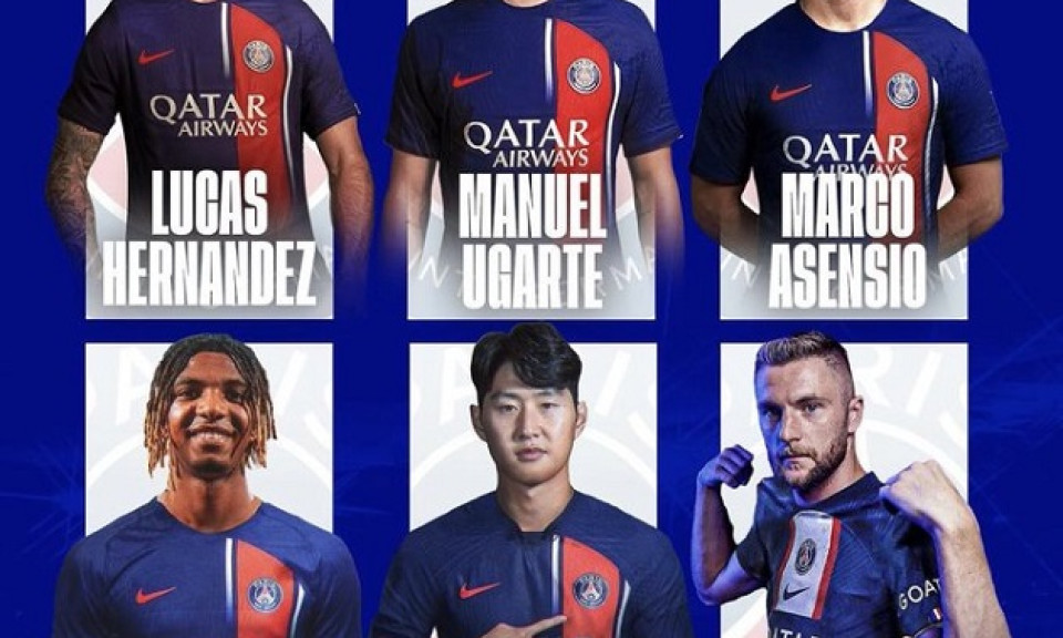 PSG công bố một lượt 6 tân binh