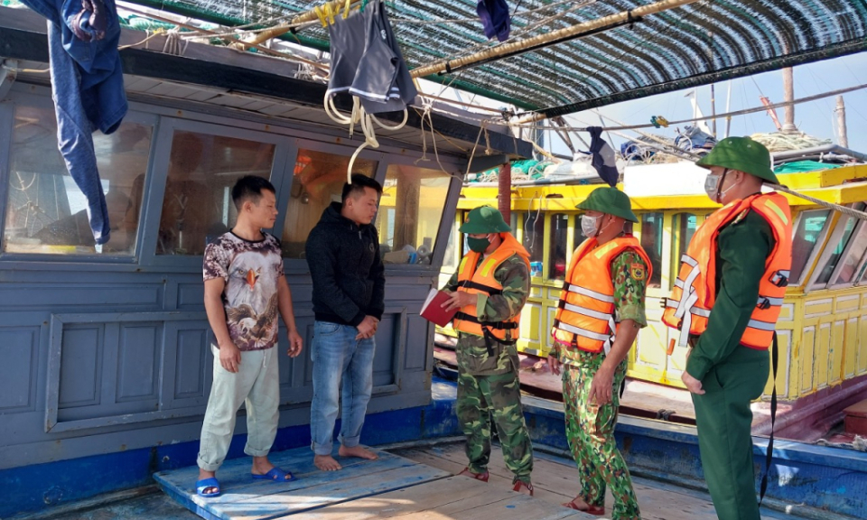 BĐBP tỉnh quyết liệt, đồng bộ các biện pháp chống khai thác IUU