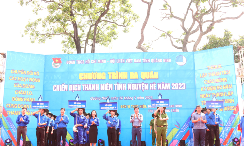 Sôi nổi Chiến dịch Thanh niên tình nguyện hè 2023