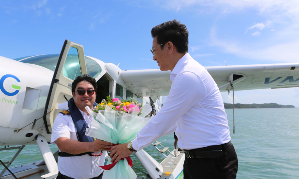 First commercial seaplane flight to Co To Island conducted