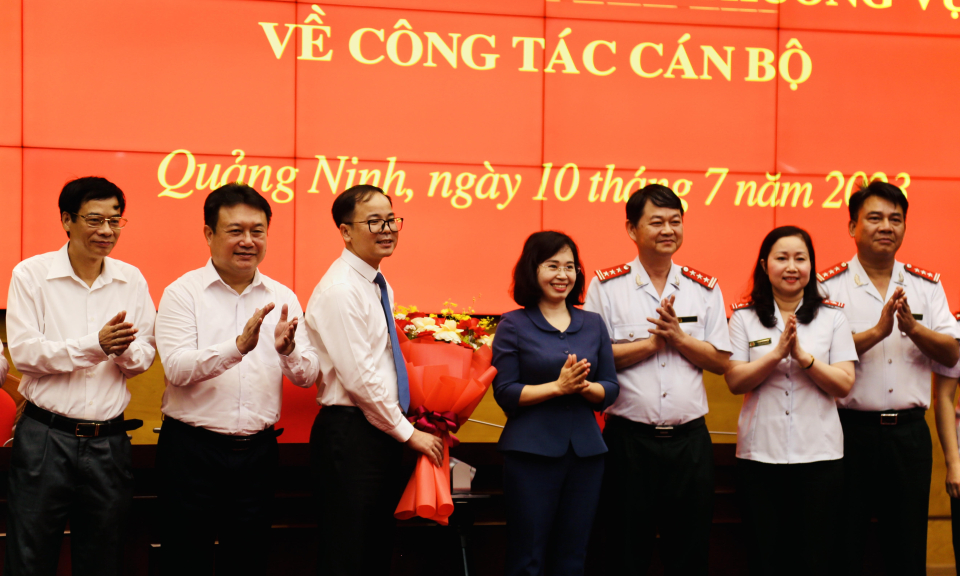 Công bố quyết định của Ban Thường vụ Tỉnh ủy về công tác cán bộ