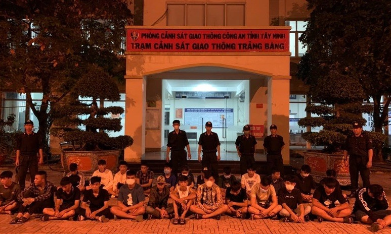 Tây Ninh: Bắt giữ nhóm đối tượng đua xe trái phép