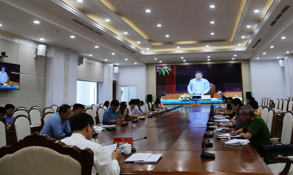 Hội nghị trực tuyến triển khai công tác đảm bảo trật tự an toàn giao thông quý III/2023