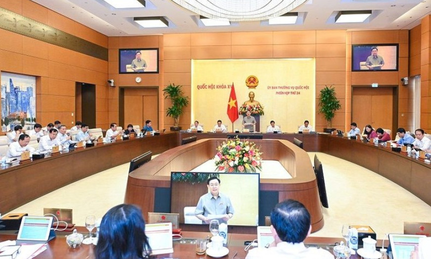 Khai mạc Phiên họp thứ 24 của Ủy ban Thường vụ Quốc hội