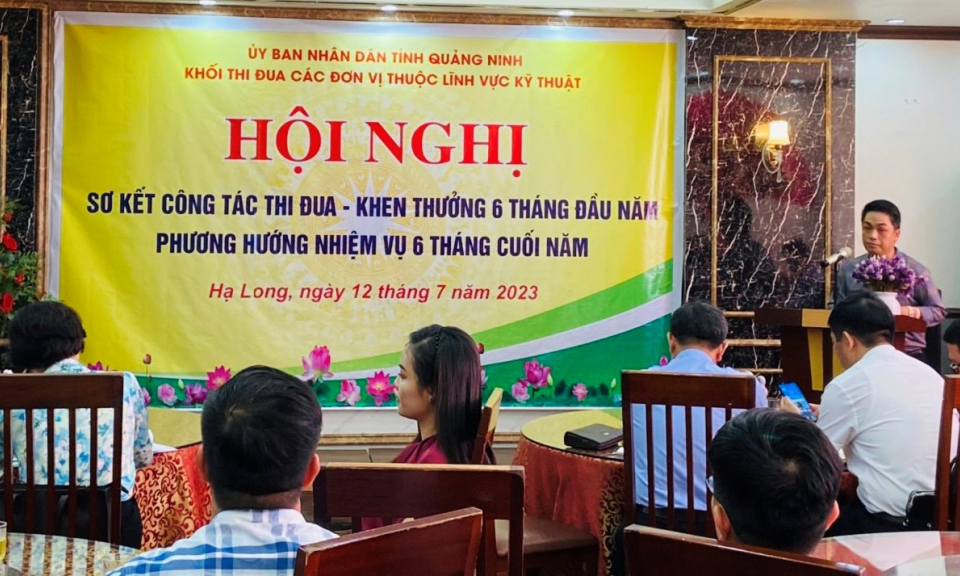 Khối thi đua các đơn vị thuộc lĩnh vực kỹ thuật triển khai nhiệm vụ 6 tháng cuối năm 2023