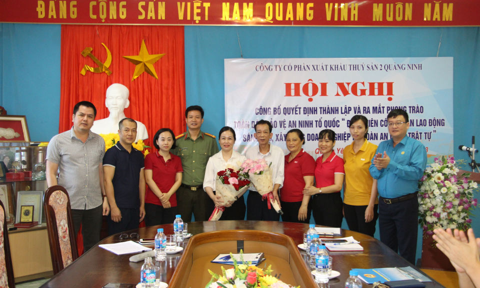 Ra mắt mô hình “Đoàn viên Công đoàn lao động sáng tạo, xây dựng doanh nghiệp an toàn về an ninh, trật tự”