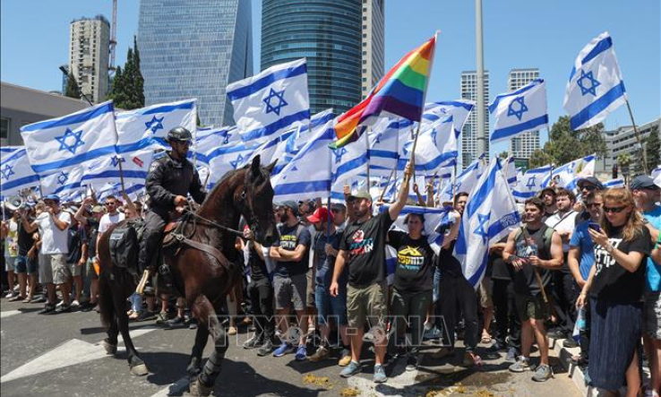 Người dân Israel tiếp tục biểu tình phản đối cải cách tư pháp