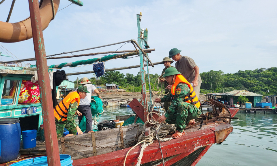 BĐBP Quảng Ninh: Sẵn sàng các phương án PCTT&TKCN