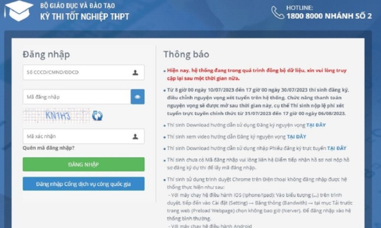 Cách tra cứu điểm thi tốt nghiệp THPT 2023