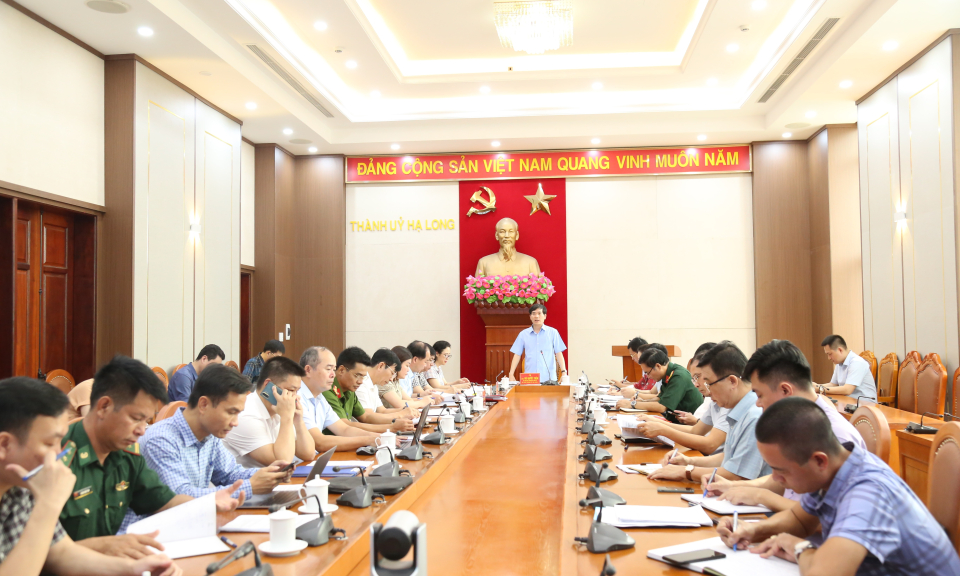Hạ Long triển khai phương án ứng phó với bão số 1 (bão Talim)
