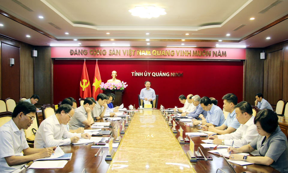 Giao ban Thường trực Tỉnh ủy