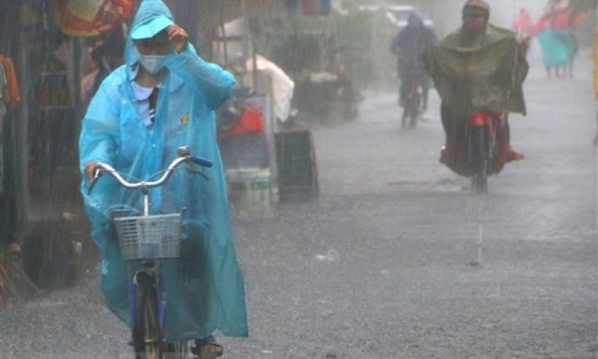 Bắc Bộ, Thanh Hóa và Nghệ An có mưa, có nơi mưa rất to