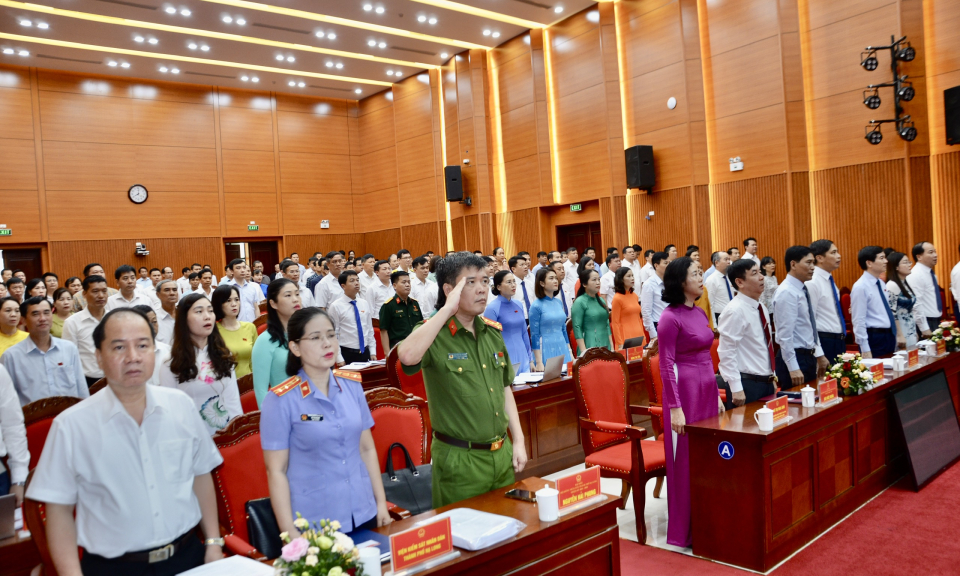 HĐND TP Hạ Long khoá II, nhiệm kỳ 2021-2025, khai mạc Kỳ họp thứ 15