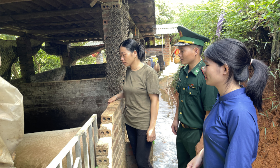 Chăm lo cho người dân biên cương